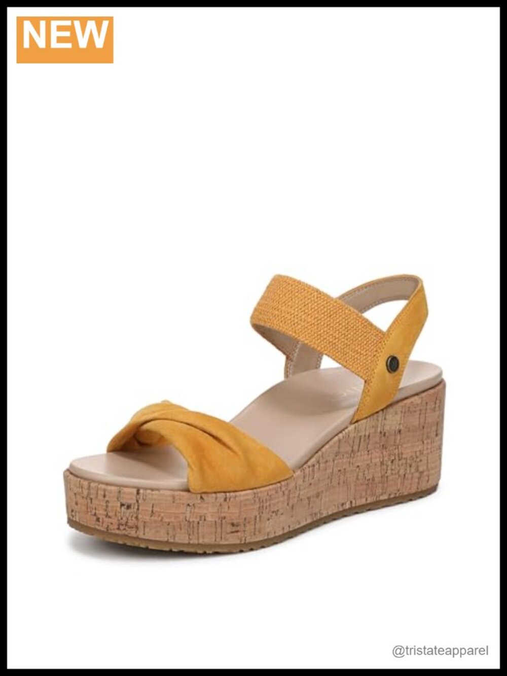 Vionic Darla Espadrille Wedge Sandals Leather Arch Support